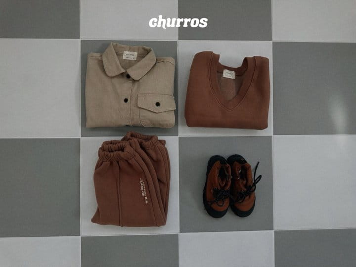 Churros - Korean Children Fashion - #designkidswear - V Neck Fleece Vest - 2