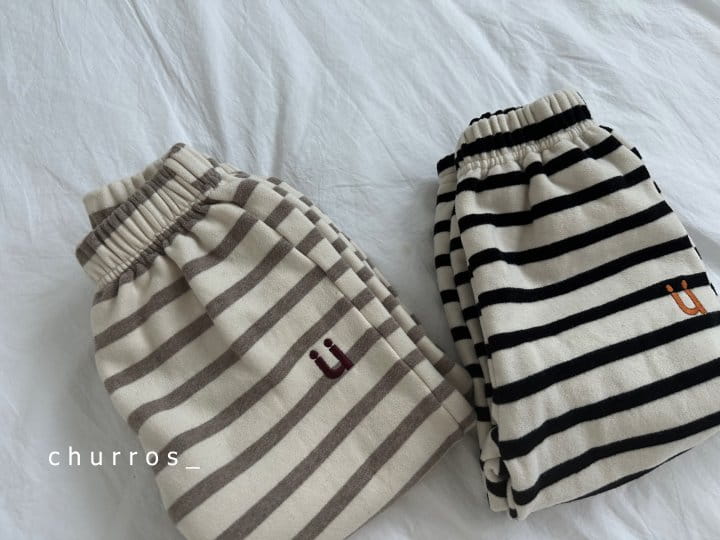 Churros - Korean Children Fashion - #designkidswear - U Stropes Pants - 12