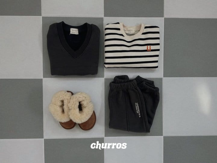 Churros - Korean Children Fashion - #discoveringself - V Neck Fleece Vest - 3