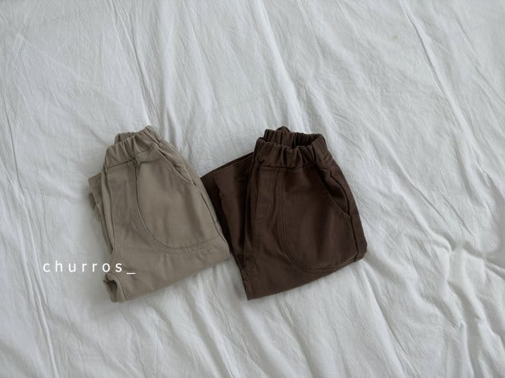 Churros - Korean Children Fashion - #discoveringself - Round Pocket Pants