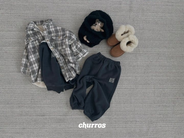 Churros - Korean Children Fashion - #fashionkids - Long Check Jacket - 3