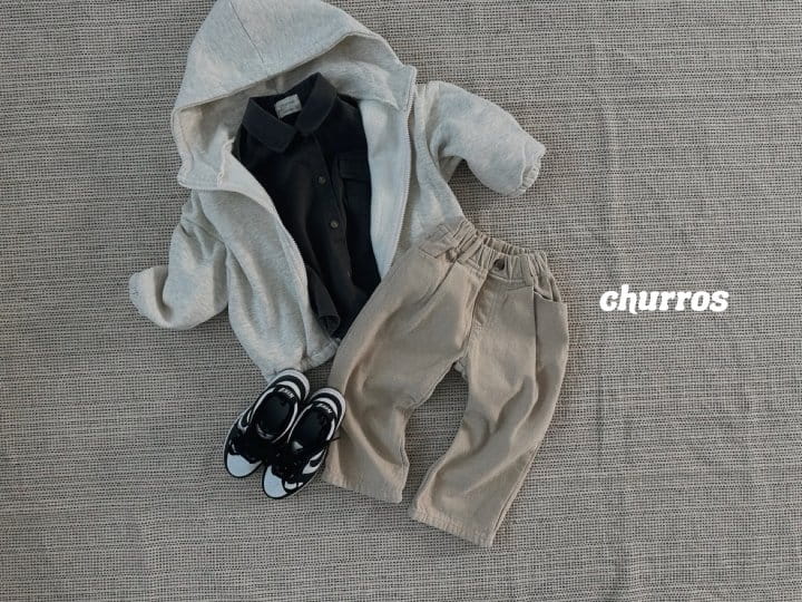 Churros - Korean Children Fashion - #kidsshorts - Point Button Shirt - 3