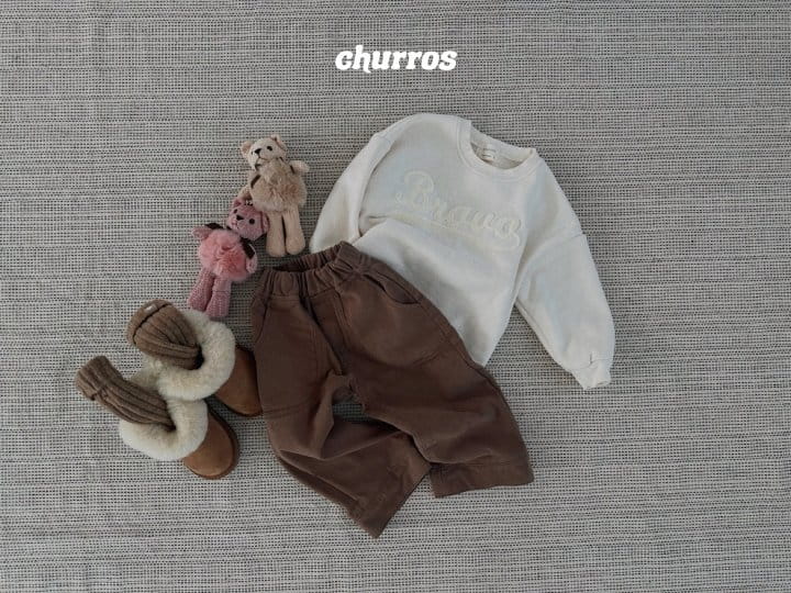 Churros - Korean Children Fashion - #kidsshorts - Round Pocket Pants - 3