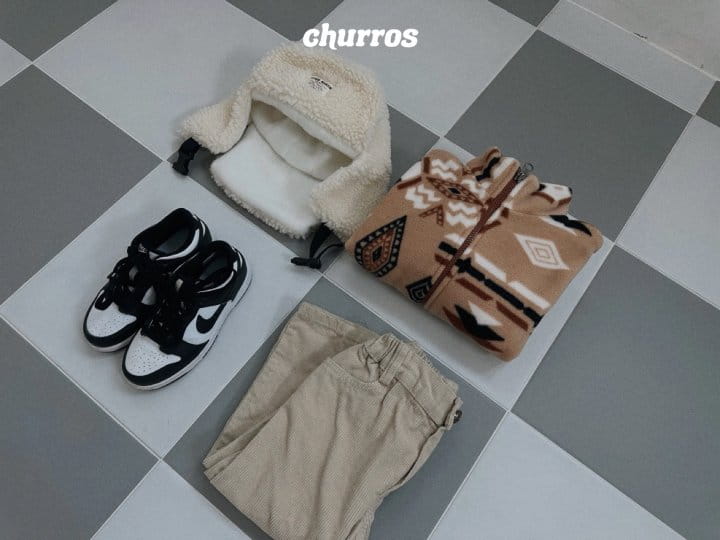 Churros - Korean Children Fashion - #kidsstore - Inka Fleece Zip-up