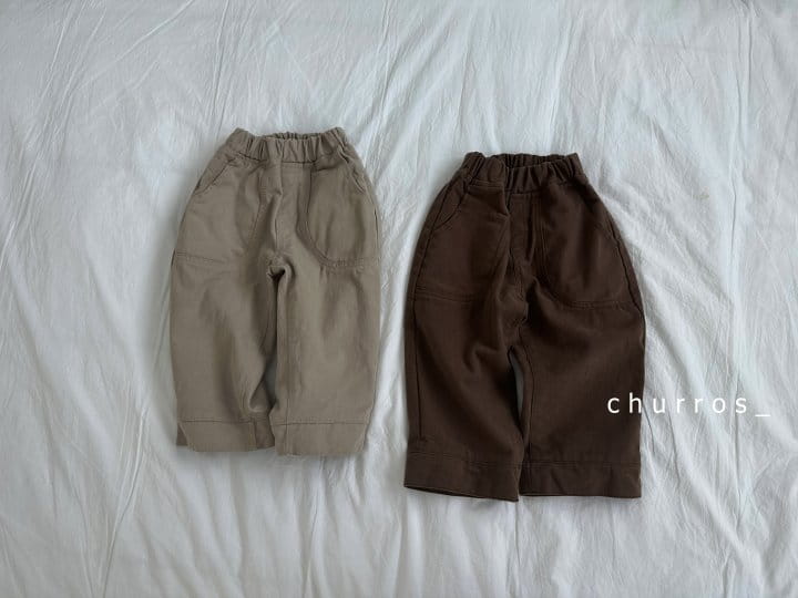 Churros - Korean Children Fashion - #kidsshorts - Round Pocket Pants - 4