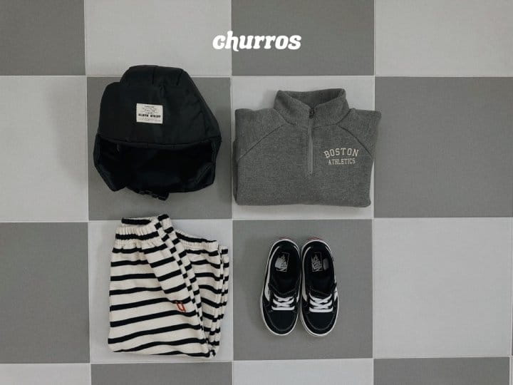 Churros - Korean Children Fashion - #littlefashionista - U Stropes Pants - 5