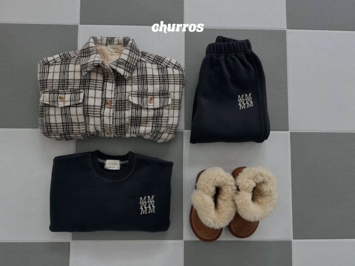 Churros - Korean Children Fashion - #magicofchildhood - Long Check Jacket - 9