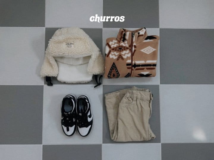 Churros - Korean Children Fashion - #magicofchildhood - Inka Fleece Zip-up - 5
