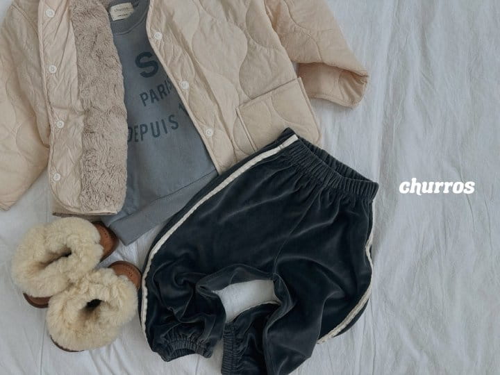 Churros - Korean Children Fashion - #minifashionista - Mink Quilting Jacket - 8