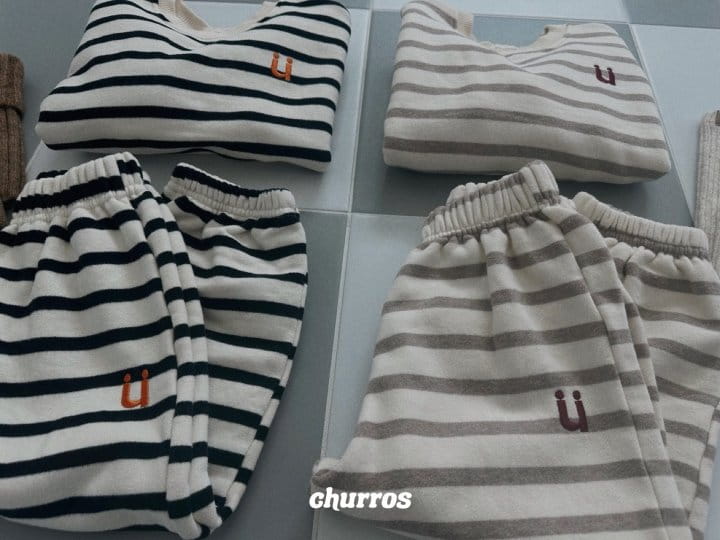 Churros - Korean Children Fashion - #minifashionista - U Stropes Pants - 7
