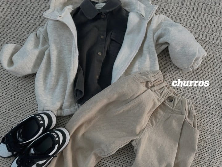 Churros - Korean Children Fashion - #prettylittlegirls - Point Button Shirt - 10