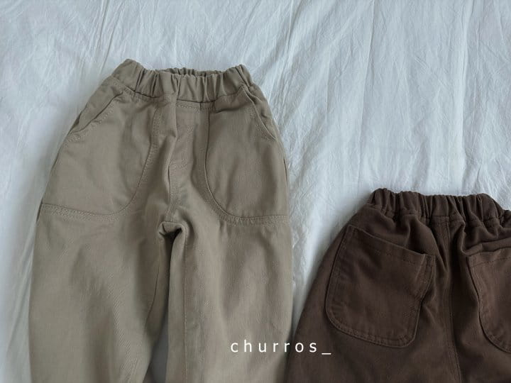 Churros - Korean Children Fashion - #prettylittlegirls - Round Pocket Pants - 10