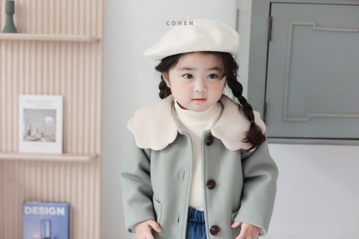 Cohen - Korean Children Fashion - #childofig - Clud Collar Coat