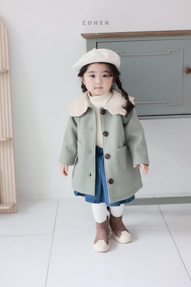 Cohen - Korean Children Fashion - #childrensboutique - Clud Collar Coat - 2