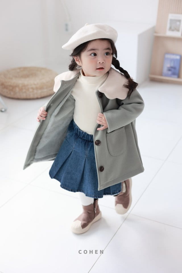 Cohen - Korean Children Fashion - #kidzfashiontrend - Clud Collar Coat - 8