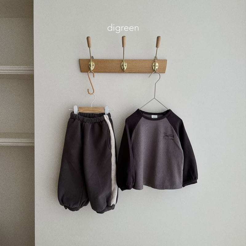 Digreen - Korean Children Fashion - #childrensboutique - Life Raglan Tee - 11