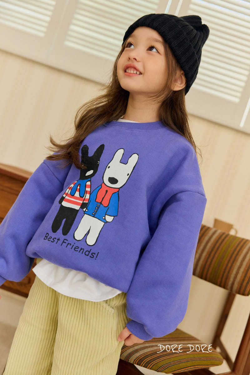 Dore Dore - Korean Children Fashion - #childofig - Best Friend Fleece Sweatshirt - 11