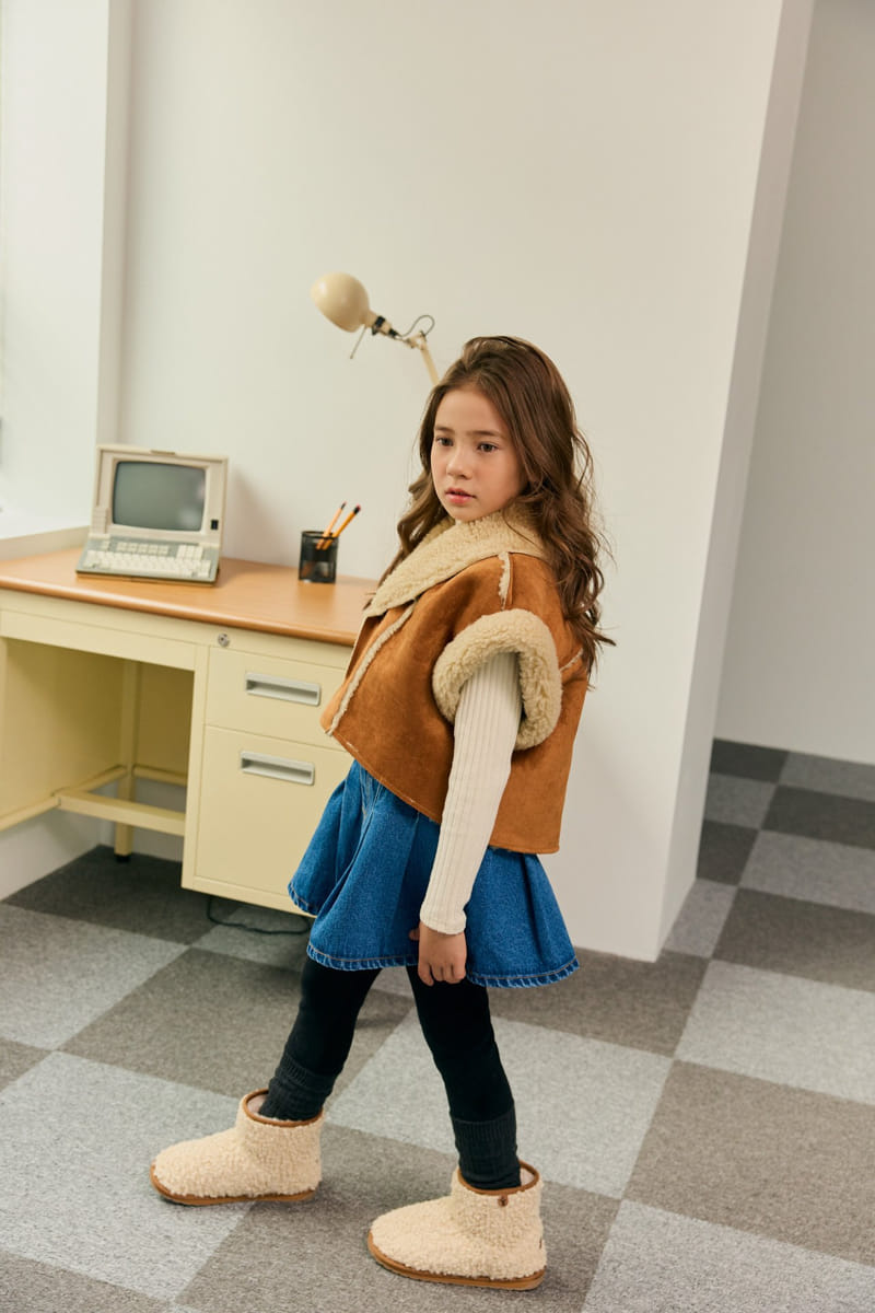 Dore Dore - Korean Children Fashion - #childrensboutique - Iv Skirt Leggings - 10