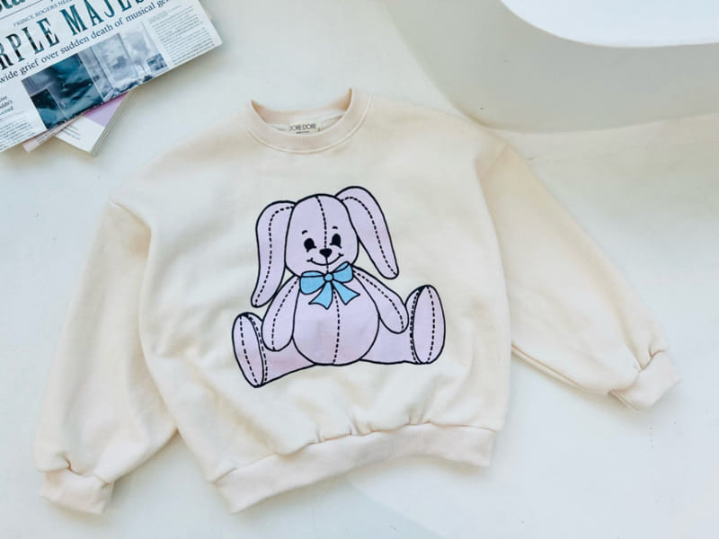 Dore Dore - Korean Children Fashion - #designkidswear - Stitch Rabbit Sweatshirt
