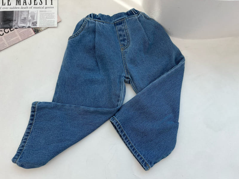 Dore Dore - Korean Children Fashion - #discoveringself - Front Wrinkle Fleece Jeans