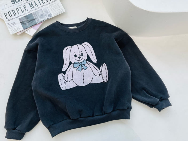 Dore Dore - Korean Children Fashion - #discoveringself - Stitch Rabbit Sweatshirt - 2