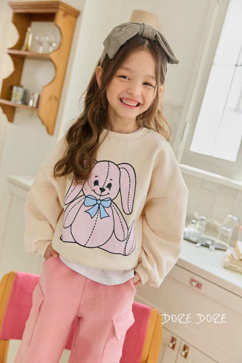 Dore Dore - Korean Children Fashion - #fashionkids - Stitch Rabbit Sweatshirt - 3