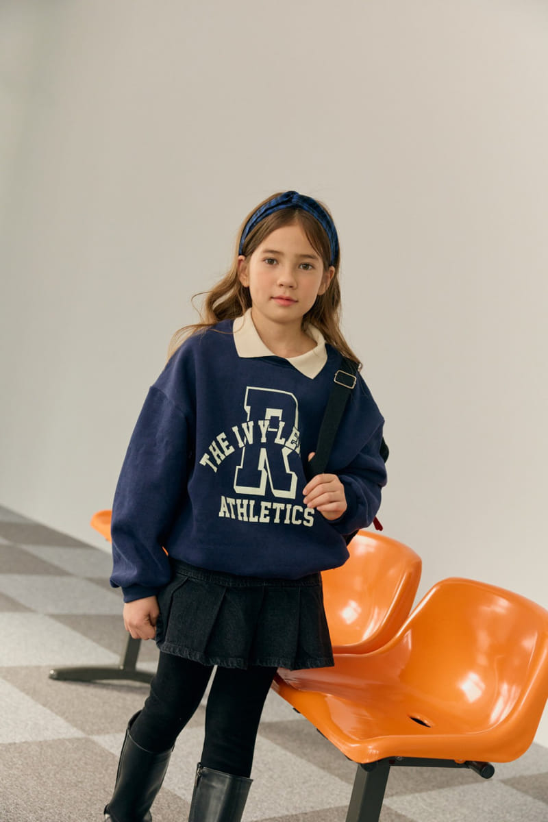 Dore Dore - Korean Children Fashion - #kidzfashiontrend - R Collar Fleece Sweatshirt - 9