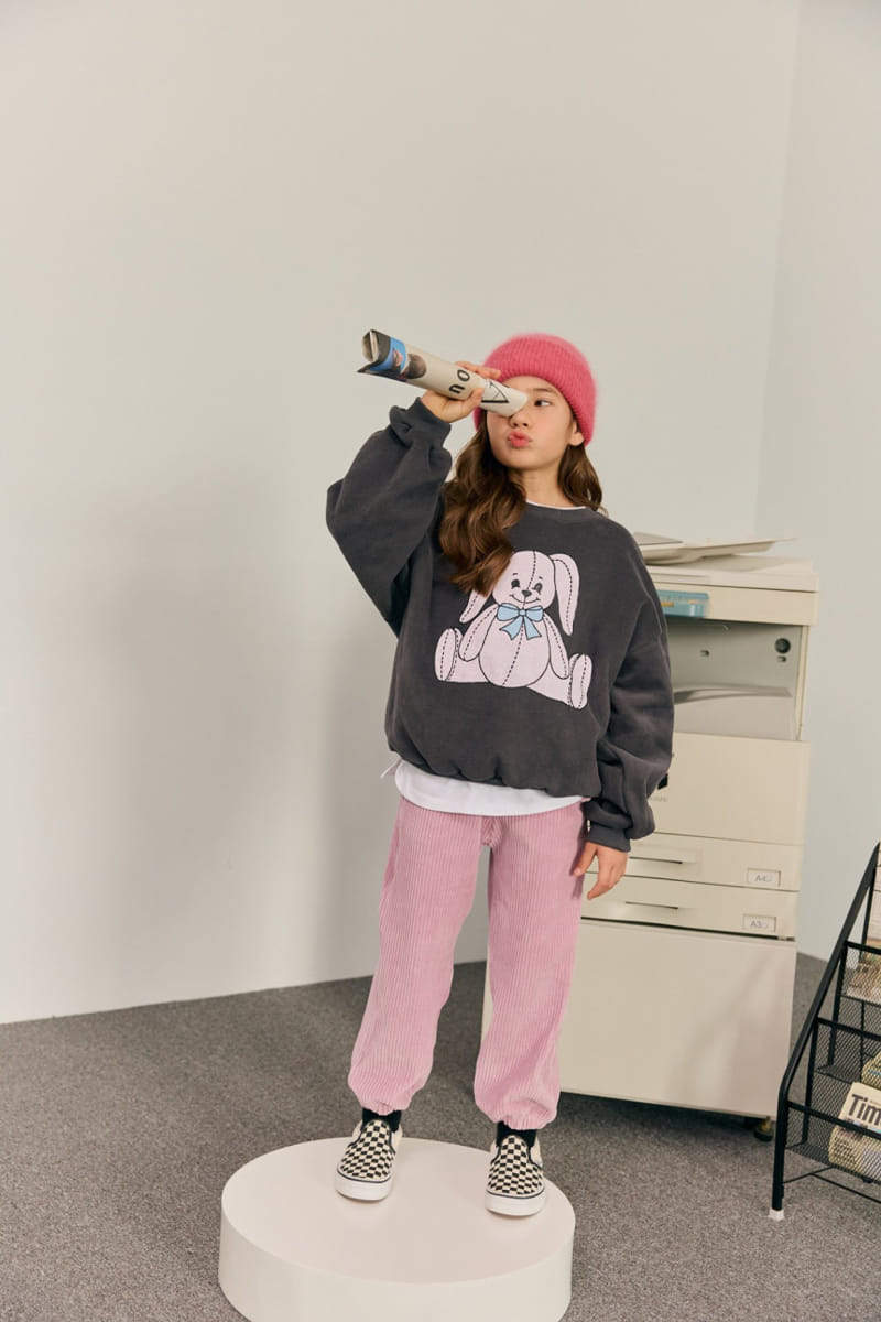Dore Dore - Korean Children Fashion - #kidzfashiontrend - Stitch Rabbit Sweatshirt - 6