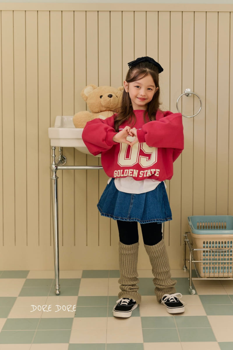 Dore Dore - Korean Children Fashion - #kidzfashiontrend - Golden 05 Sweatshirt - 5