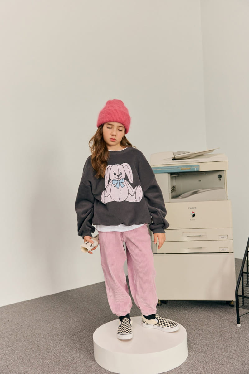 Dore Dore - Korean Children Fashion - #littlefashionista - Stitch Rabbit Sweatshirt - 8