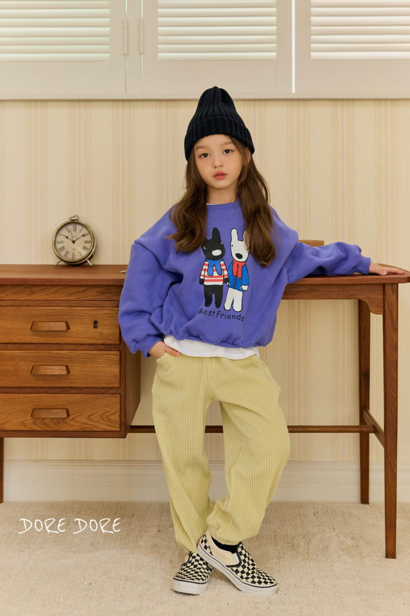 Dore Dore - Korean Children Fashion - #Kfashion4kids - Best Friend Fleece Sweatshirt - 4
