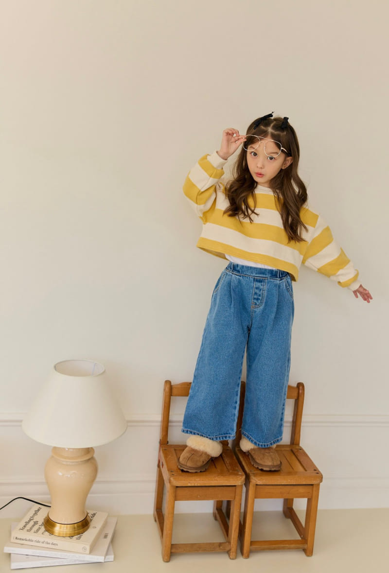 Dore Dore - Korean Children Fashion - #magicofchildhood - Front Wrinkle Fleece Jeans - 8