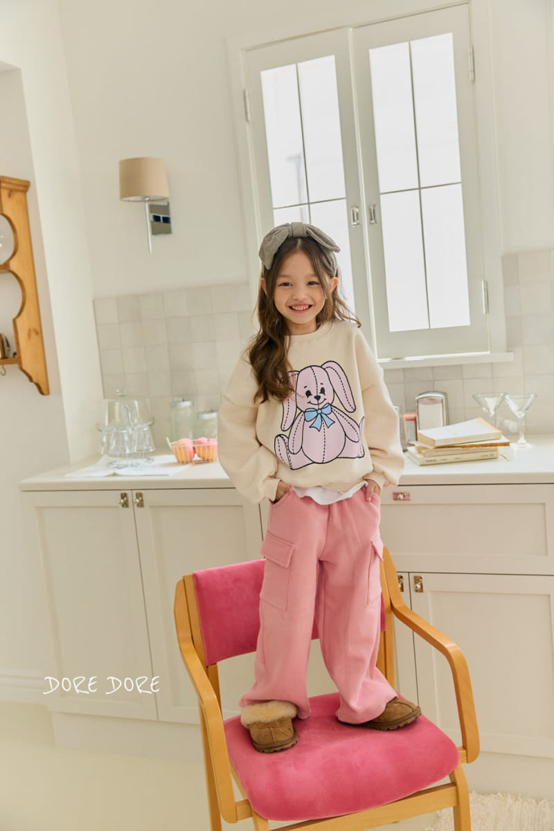 Dore Dore - Korean Children Fashion - #magicofchildhood - Stitch Rabbit Sweatshirt - 9