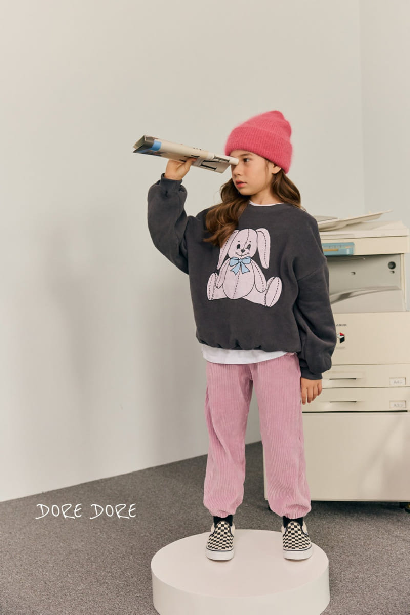 Dore Dore - Korean Children Fashion - #minifashionista - Stitch Rabbit Sweatshirt - 10