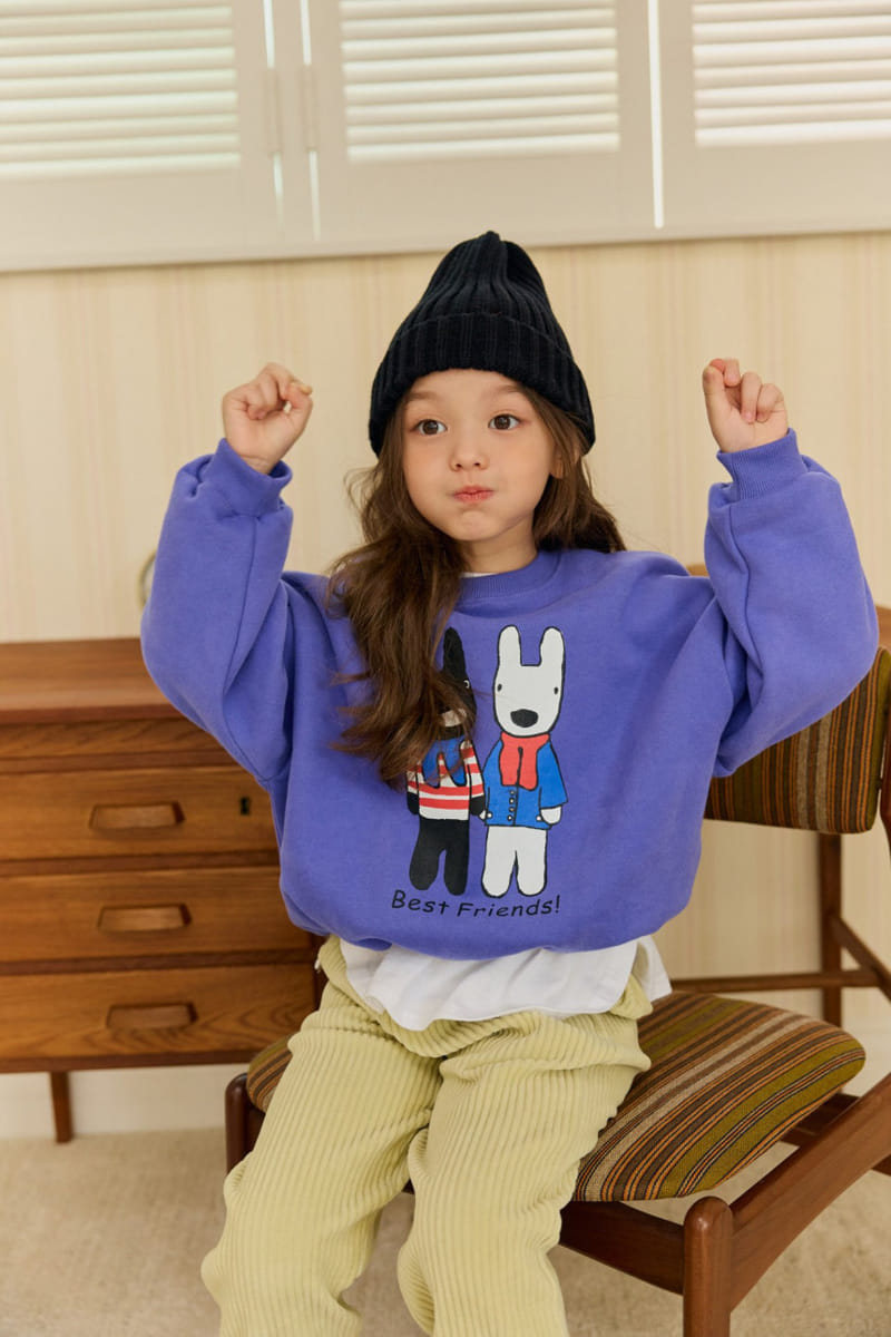 Dore Dore - Korean Children Fashion - #stylishchildhood - Best Friend Fleece Sweatshirt - 10