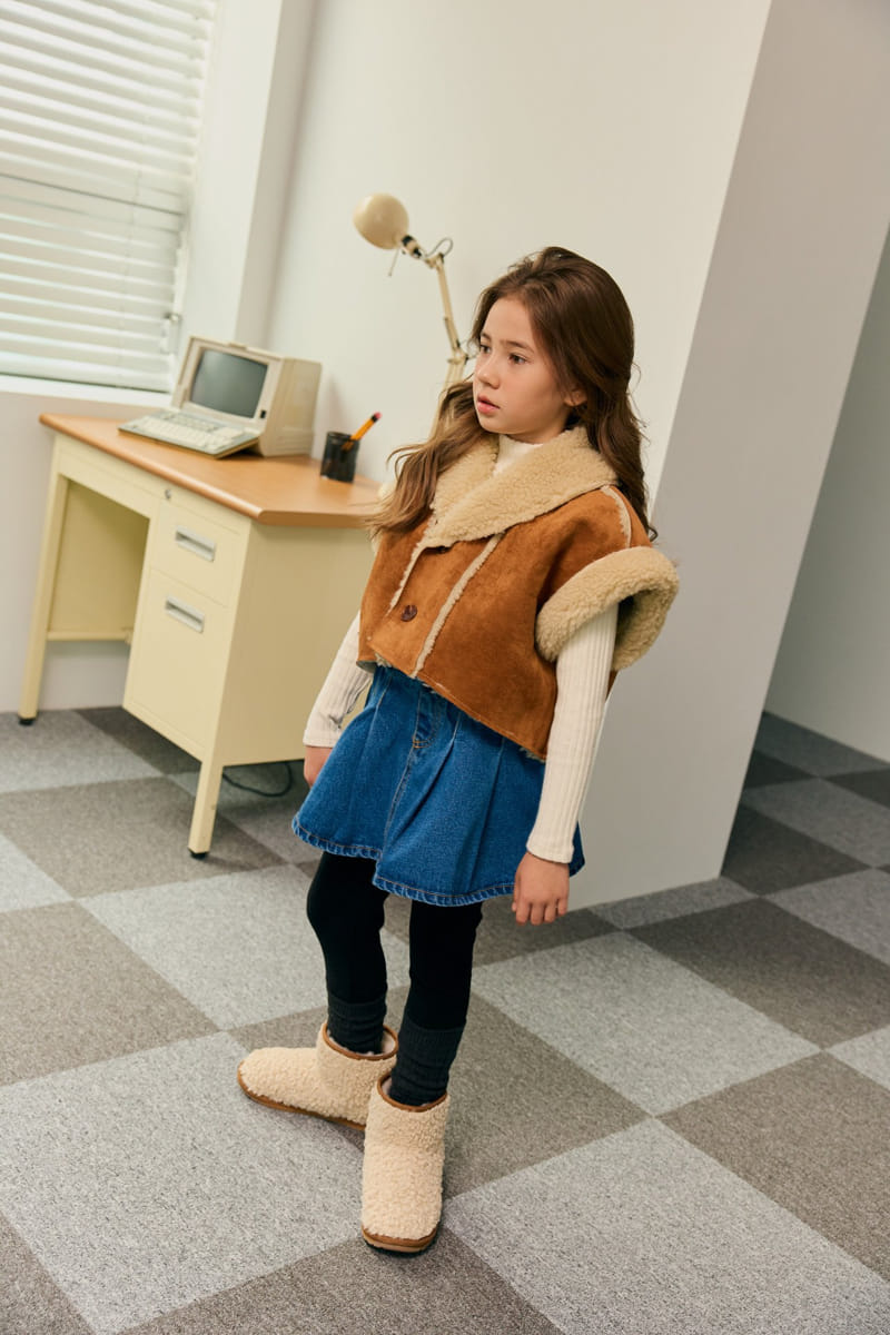 Dore Dore - Korean Children Fashion - #stylishchildhood - Iv Skirt Leggings - 8
