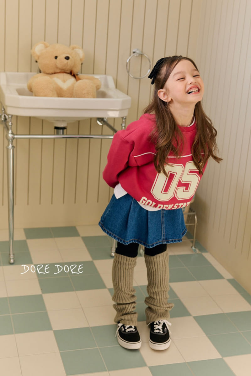 Dore Dore - Korean Children Fashion - #toddlerclothing - Golden 05 Sweatshirt - 12