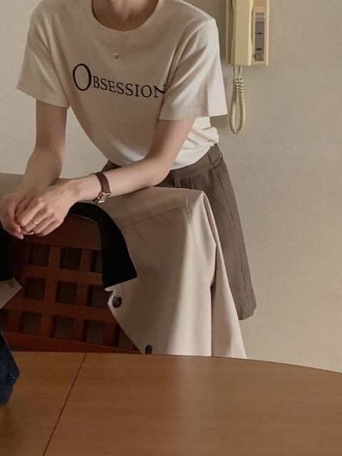 Dress Room - Korean Women Fashion - #momslook - Obsession Tee - 5