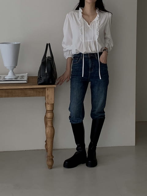 Dress Room - Korean Women Fashion - #momslook - Standard Jeans - 4