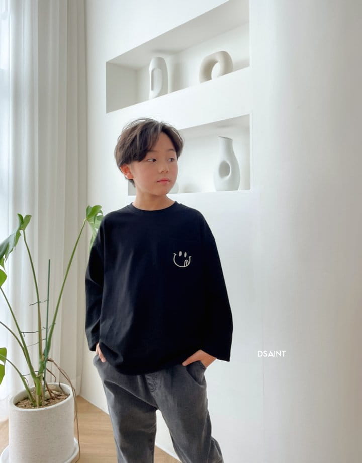 Dsaint - Korean Children Fashion - #childrensboutique - Pocket Smile Tee - 12