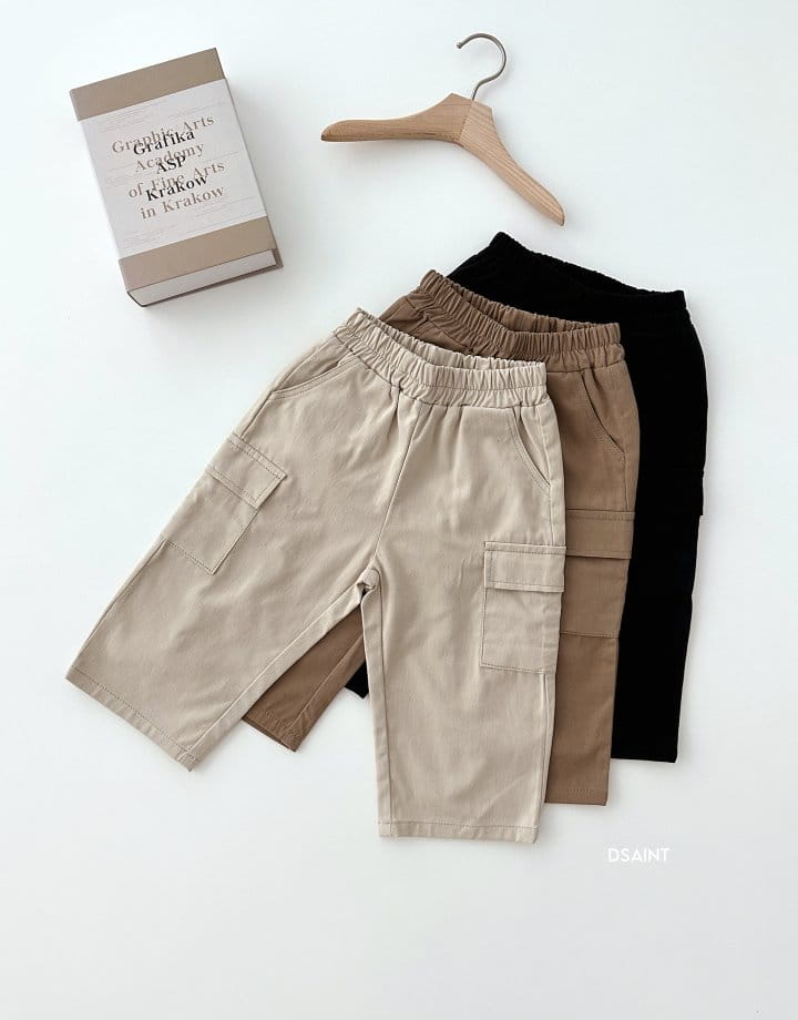 Dsaint - Korean Children Fashion - #minifashionista - Chap Cargo Jeans - 3