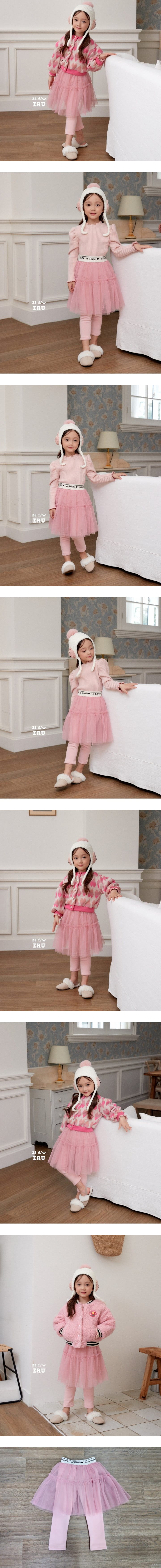 E.Ru - Korean Children Fashion - #childrensboutique - Sha Skirt Leggings