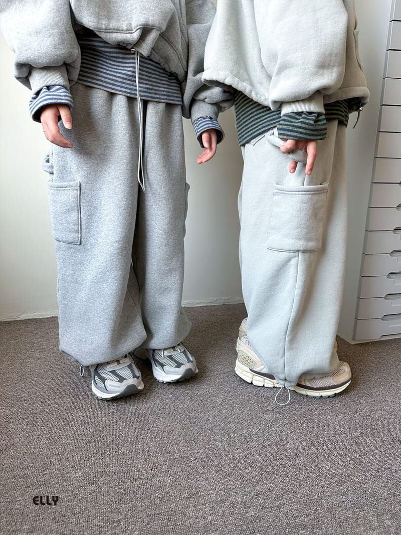 Ellymolly - Korean Children Fashion - #Kfashion4kids - Warm Pocket Pants - 3