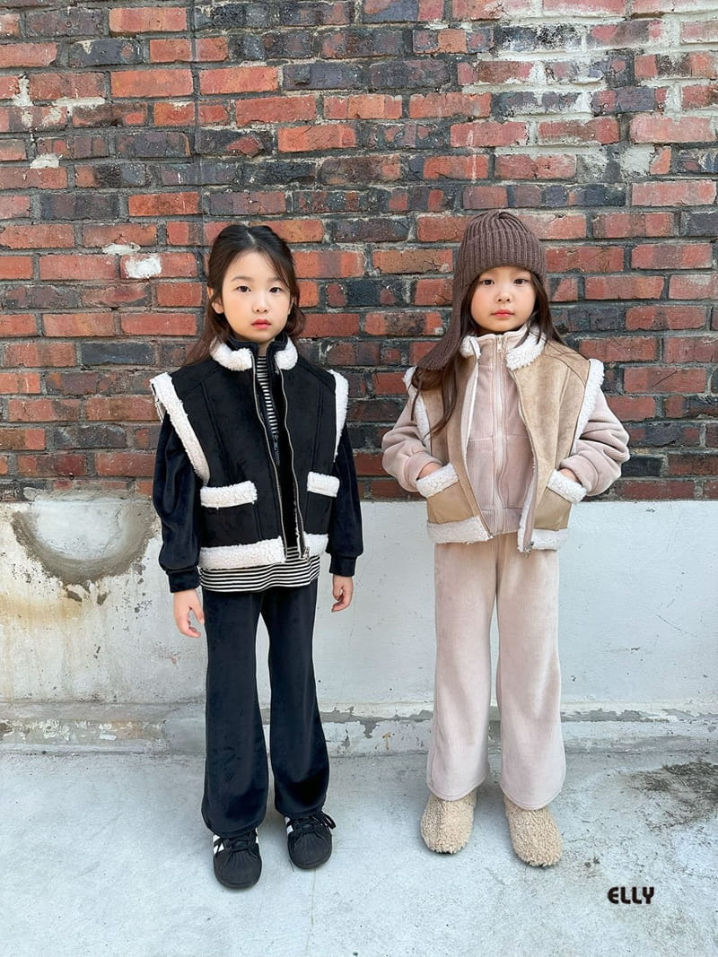 Ellymolly - Korean Children Fashion - #Kfashion4kids - M China Collar Crop Jumper - 5