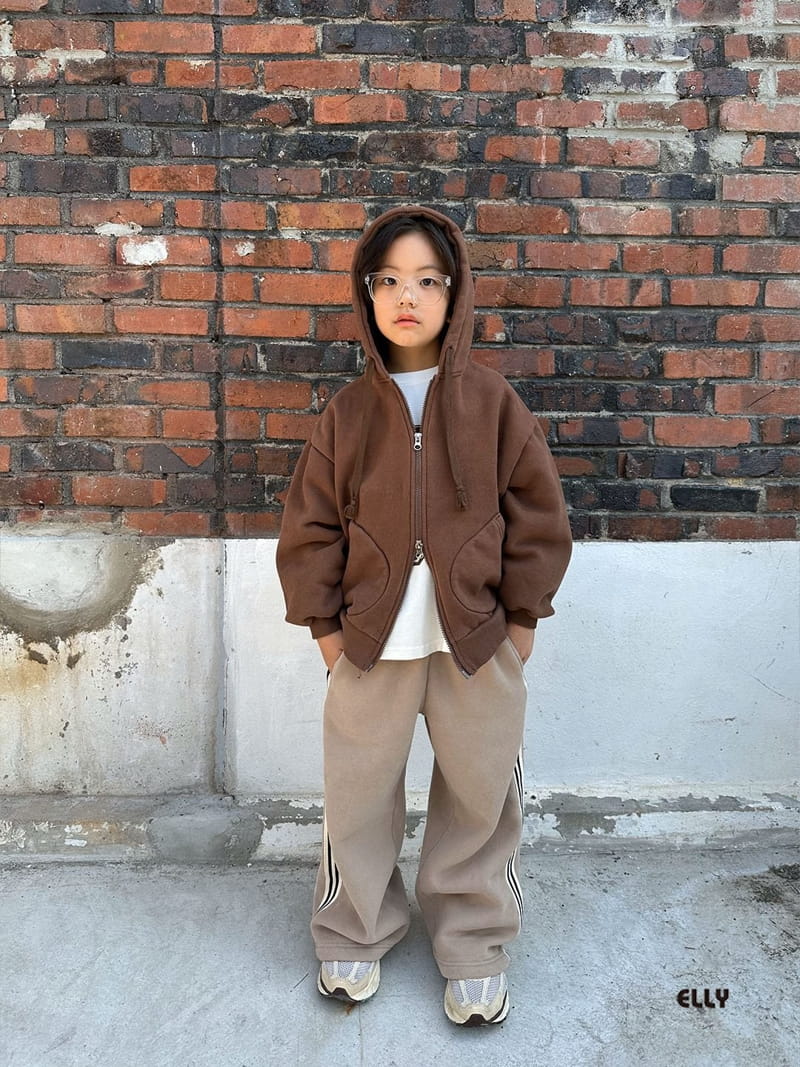 Ellymolly - Korean Children Fashion - #Kfashion4kids - Cozy Half Moon Hoody Jumper - 8