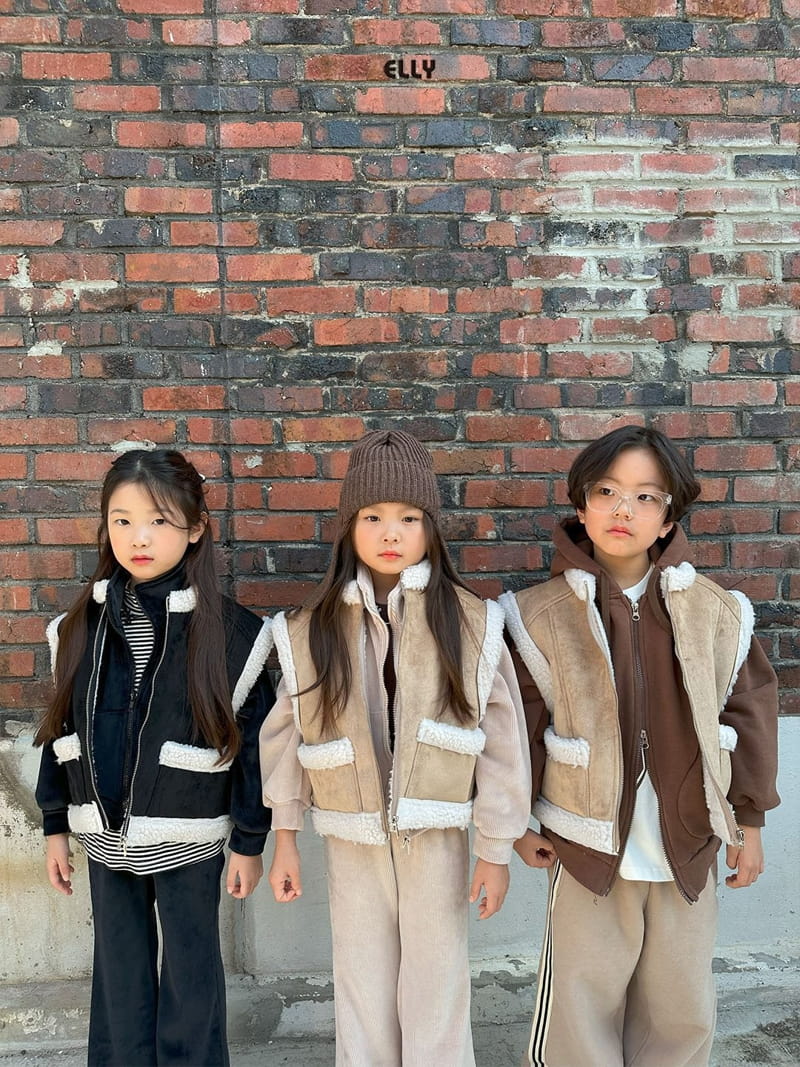 Ellymolly - Korean Children Fashion - #childofig - M China Collar Crop Jumper - 10