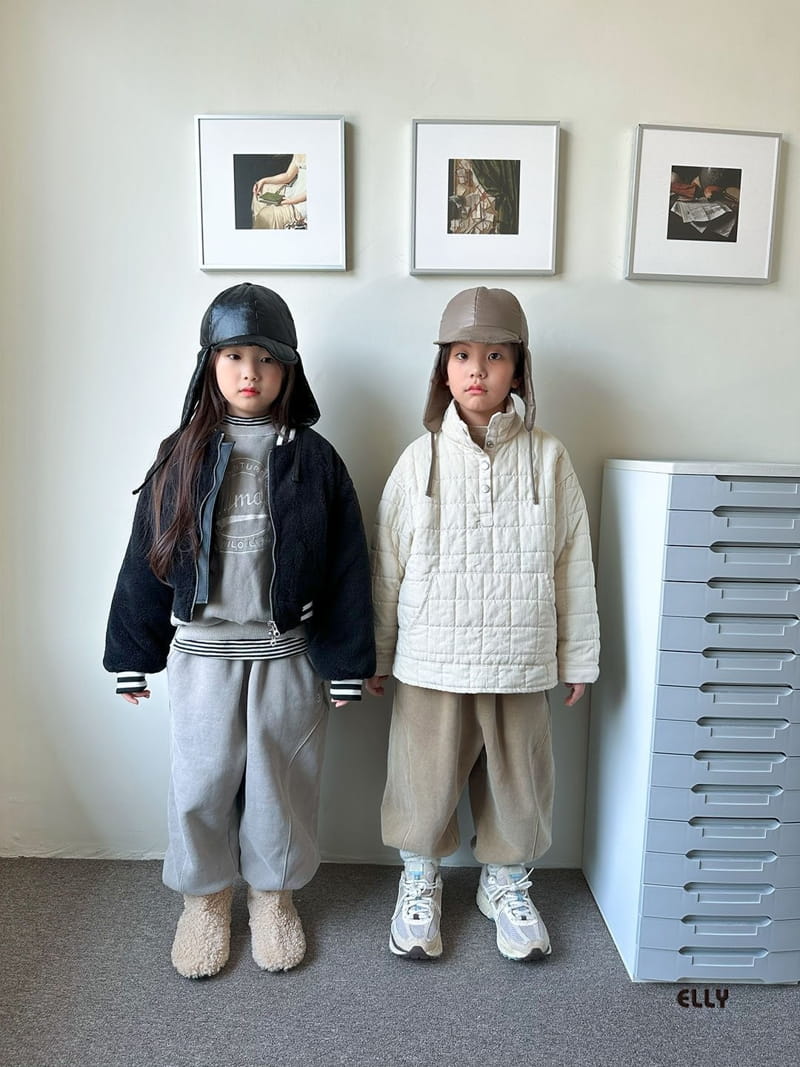 Ellymolly - Korean Children Fashion - #childofig - Atom Padding Half Zip-up - 3