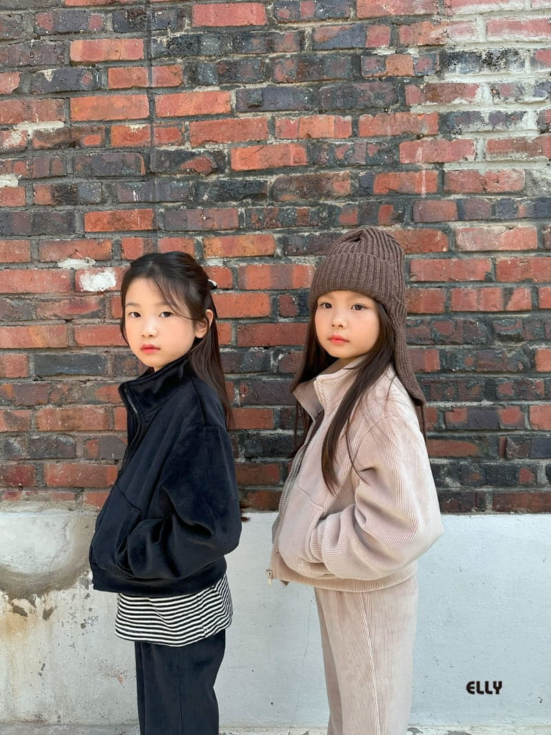 Ellymolly - Korean Children Fashion - #childrensboutique - M China Collar Crop Jumper - 12