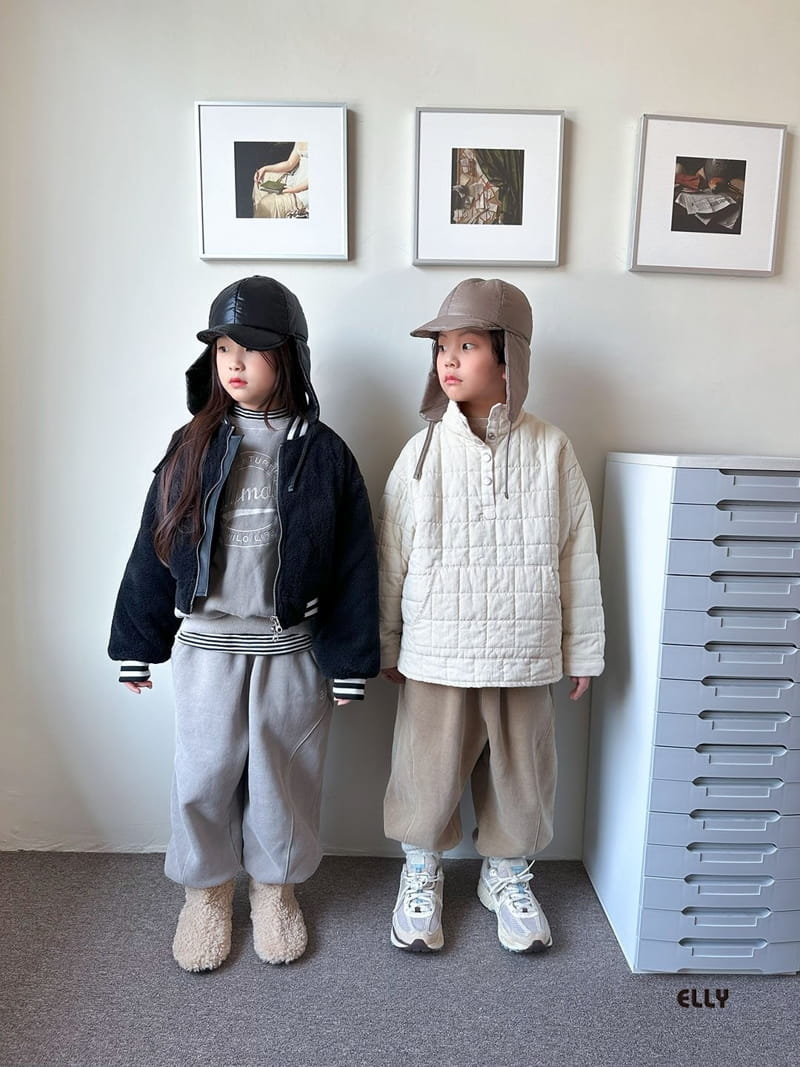Ellymolly - Korean Children Fashion - #childofig - Atom Padding Half Zip-up - 4