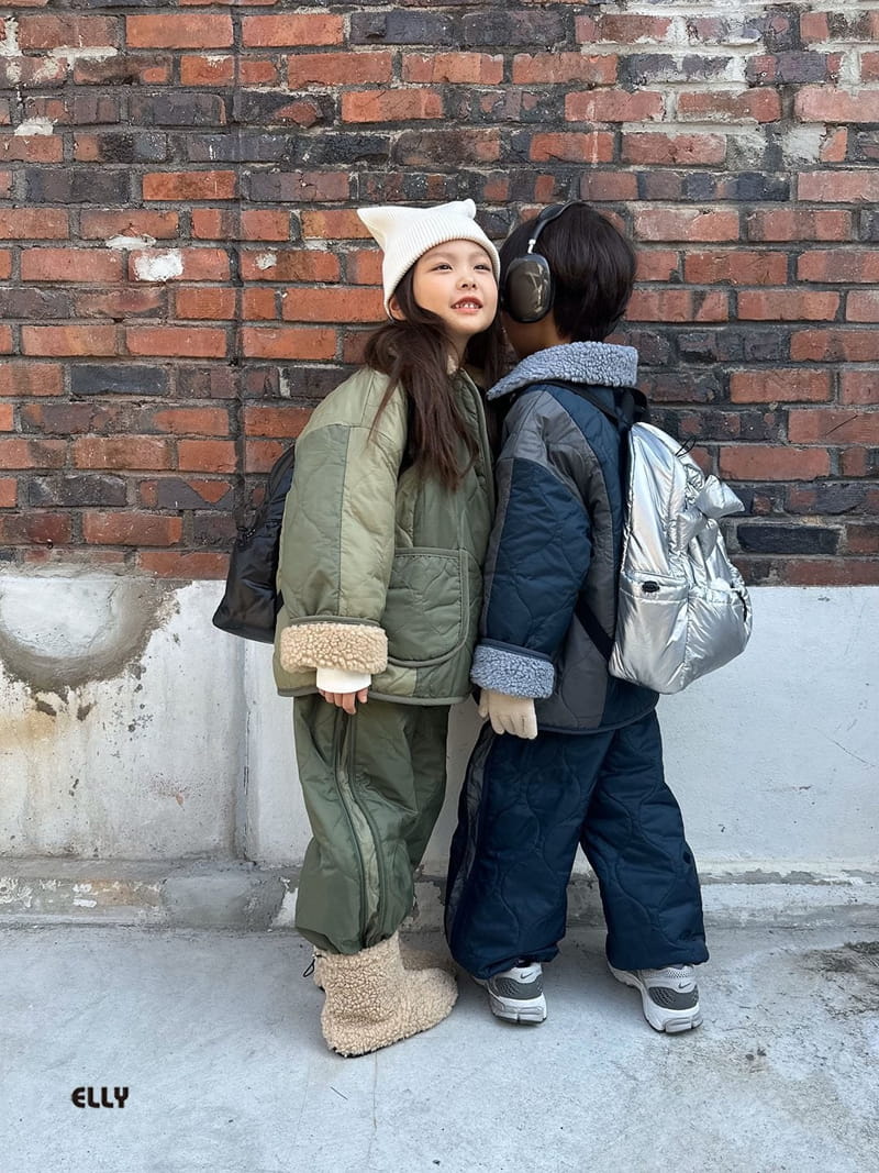 Ellymolly - Korean Children Fashion - #designkidswear - Bono Hidden Quilting Pants - 2